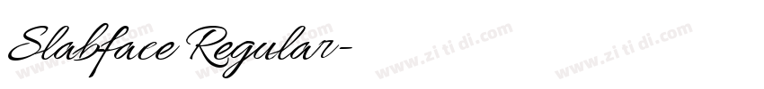 Slabface Regular字体转换 Slabface Regular字体转换